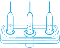 MULTI-INJECTORS, LINEAR, 3-NEEDLE CONNECTIONS, 27G/0,40x6MM, 36PCS.