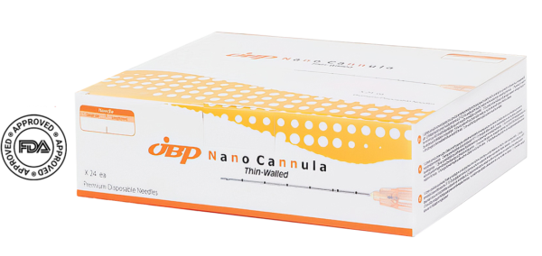 JBP Nano Cannula - 25g, 40mm, 24/box